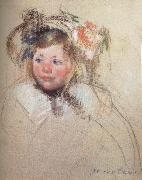 Mary Cassatt Sarah wearing the hat and seeing left Germany oil painting reproduction